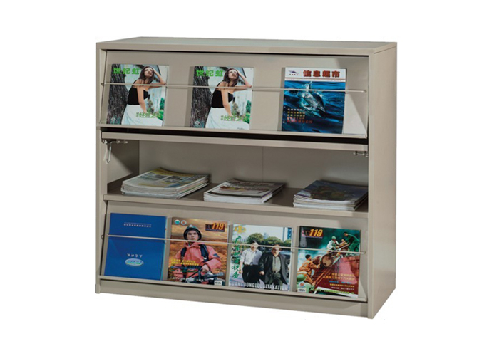 [图书馆华体会网页版登录入口|期刊架、杂志柜|三层单面期刊架|期刊架]