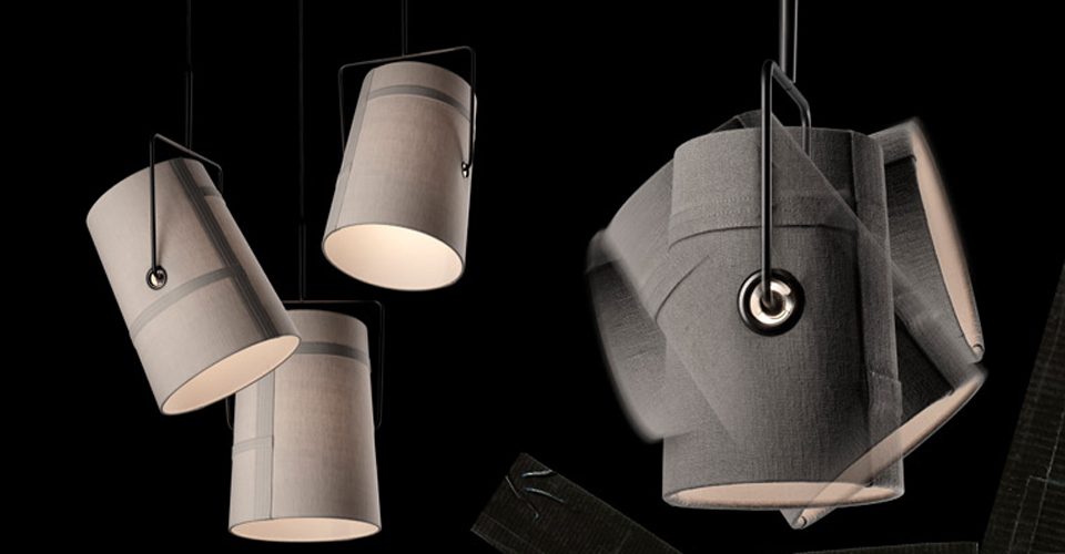 现代经典灯饰|吊灯|办公华体会网页版登录入口|复制版Foscarini Fork pendant Lamps 布艺吊灯